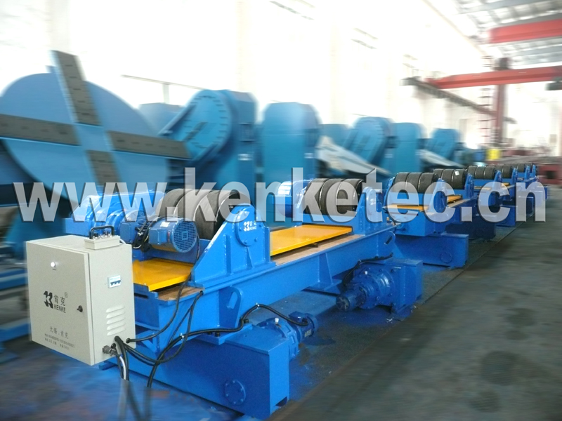 100T絲桿可調(diào)式滾輪架（帶電動行走）